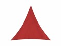 Windhager Sonnensegel Cannes, 3 m, Dreieck, Rot, Tiefe: 300