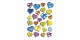 Herma Stickers 3D-Sticker Herzen Stone 25 Stück Mehrfarbig, Motiv