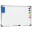 Bild 1 vidaXL Magnetisches Whiteboard Weiß 50 x 35 cm Stahl