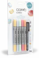 COPIC Marker Ciao 22075555 5+1 Set Pastels, Kein Rückgaberecht