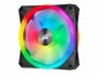 Corsair PC-Lüfter iCUE QL120 RGB Schwarz, Beleuchtung: Ja