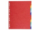 Biella Register TopColor überbreit, 12-teilig, Rot, Einteilung