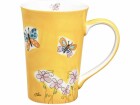 Mila Teetasse Schmetterlinge 350 ml, 6 Stück, Gelb, Material