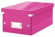 LEITZ     Click&Store WOW DVD-Ablagebox - 60420023  pink          20.6x14.7x35.2cm
