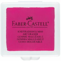 FABER-CASTELL Radierer Art Eraser 127124 3 Farben ass., Kein