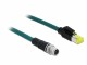 DeLock Patchkabel RJ45-M12 Cat 6A, S/FTP, 2 m