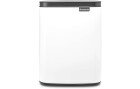 Brabantia Kosmetikeimer Bo Waste Bin 7 l, Weiss, Fassungsvermögen