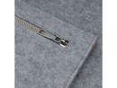 4smarts Notebook-Sleeve Felty+ FoldStand ErgoFix 13 " Grau/Silber