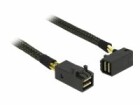 DeLock SAS-Kabel SFF-8643-SFF-8643 gewinkelt, 50 cm