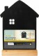SECURIT   Kreidetafel HOUSE - FBT-HOUSE schwarz              32x23x6cm