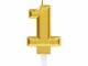 Amscan Zahlenkerze Nummer 1, 1 StÃ¼ck, Detailfarbe: Gold