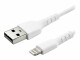STARTECH .com 3 ft(1m) Durable White USB-A to Lightning Cable