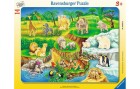 Ravensburger Puzzle Zoobesuch, Motiv: Tiere, Altersempfehlung ab: 3