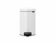 Brabantia Treteimer NewIcon 12 l, White, Fassungsvermögen: 12 l