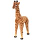 vidaXL Stehendes Plüschspielzeug Giraffe