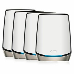 Orbi 860 Serie Tri-Band WiFi 6 Mesh-System, 6 Gbit/s, 4er-Set, weiss