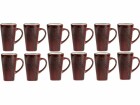 Villa Collection Kaffeetasse Hela 500 ml, 12 Stück, Rot, Material