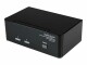 StarTech.com - DVI KVM Switch with Audio & USB 2.0 Hub – 2-Port USB KVM Switch - 1920 x 1200 - Dual Monitor KVM Switch (SV231DD2DUA)