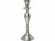 balthasar Kerzenständer Silber, 8 x 24 cm, Detailfarbe: Silber