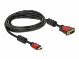 DeLock Kabel HDMI - DVI-D 24+1, 5 m, Kabeltyp