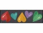 Salonlöwe Fussmatte Big Hearts Colorful 30 cm x 100