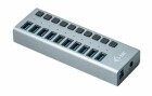 i-tec USB 3.0 Charging HUB 10 Port, Stromversorgung: Netzbetrieb