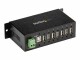 StarTech.com - 7-Port Industrial USB 2.0 Hub with ESD & 350W Surge Protection - Mountable - Multiport Hub (ST7200USBM)