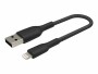 BELKIN USB-Ladekabel Braided Boost Charge USB A - Lightning