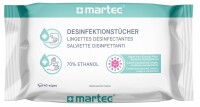 MARTEC Desinfektionstücher 33087 Mit Aloe-Vera 40 Stk., Kein