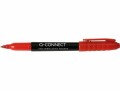 CONNECT Permanent-Marker Fein 1 mm, Rot