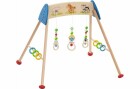 Goki Spielbogen Baby-Fit Tierstimmen Bauernhof, Material: Holz