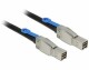 DeLock SAS-Kabel SFF-8644 - SFF-8644 2 m, Datenanschluss Seite