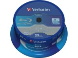Verbatim BD-R 25 GB, Spindel (25 Stück), Medientyp: BD-R