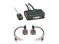 LINDY Compact 2 Port KVM Switch - KVM-/Audio-/USB-Switch