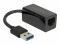 Bild 3 DeLock Netzwerk-Adapter USB-A - RJ45 1Gbps, Schwarz