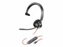 Poly Headset Blackwire 3310 USB-A/C, Schwarz, Microsoft