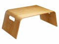 point virgule Serviertablett Living Bett Braun, Material: Holz