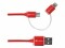 Bild 2 SKROSS USB 2.0-Metallkabel USB A - Micro-USB B/Lightning 1