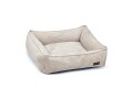 Designed by Lotte Hunde-Bett Ribbed Hellgrau 65x60x20cm, Breite: 65 cm