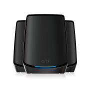NETGEAR® Orbi™ RBK863SB Tri-Band WiFi 6 WLAN-Mesh-System Router + 2 Satelliten