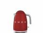 SMEG Wasserkocher 50's Retro Style 1.7 l, Rot, Detailfarbe