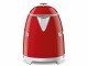 SMEG Wasserkocher 50's Style KLF05RDEU 0.8 l, Rot, Detailfarbe