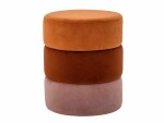 Bloomingville Pouf Bilbao 37 cm x 45 cm, Orange