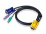 ATEN Technology Aten KVM-Kabel 2L-5202P, Länge: 180 cm