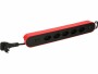 Max Hauri Steckdosenleiste Design Line 5x T13 USB A+C rot