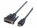 Value VALUE DVI-HDMI Kabel, DVI (18+1) ST - HDMI ST,