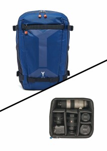 NYA-EVO Rucksack Fjord 26, midnight blue inkl. Fotoeinsatz RCI M