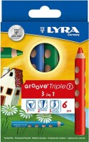 LYRA Farbstifte Groove 3831060 6 Farben, Kein Rückgaberecht
