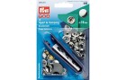 Prym Druckknöpfe Camping 15 mm, 10 Stück, Detailfarbe: Silber