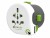 Bild 0 Q2Power World-Reiseadapter mit USB, Anzahl Pole: 3, USB